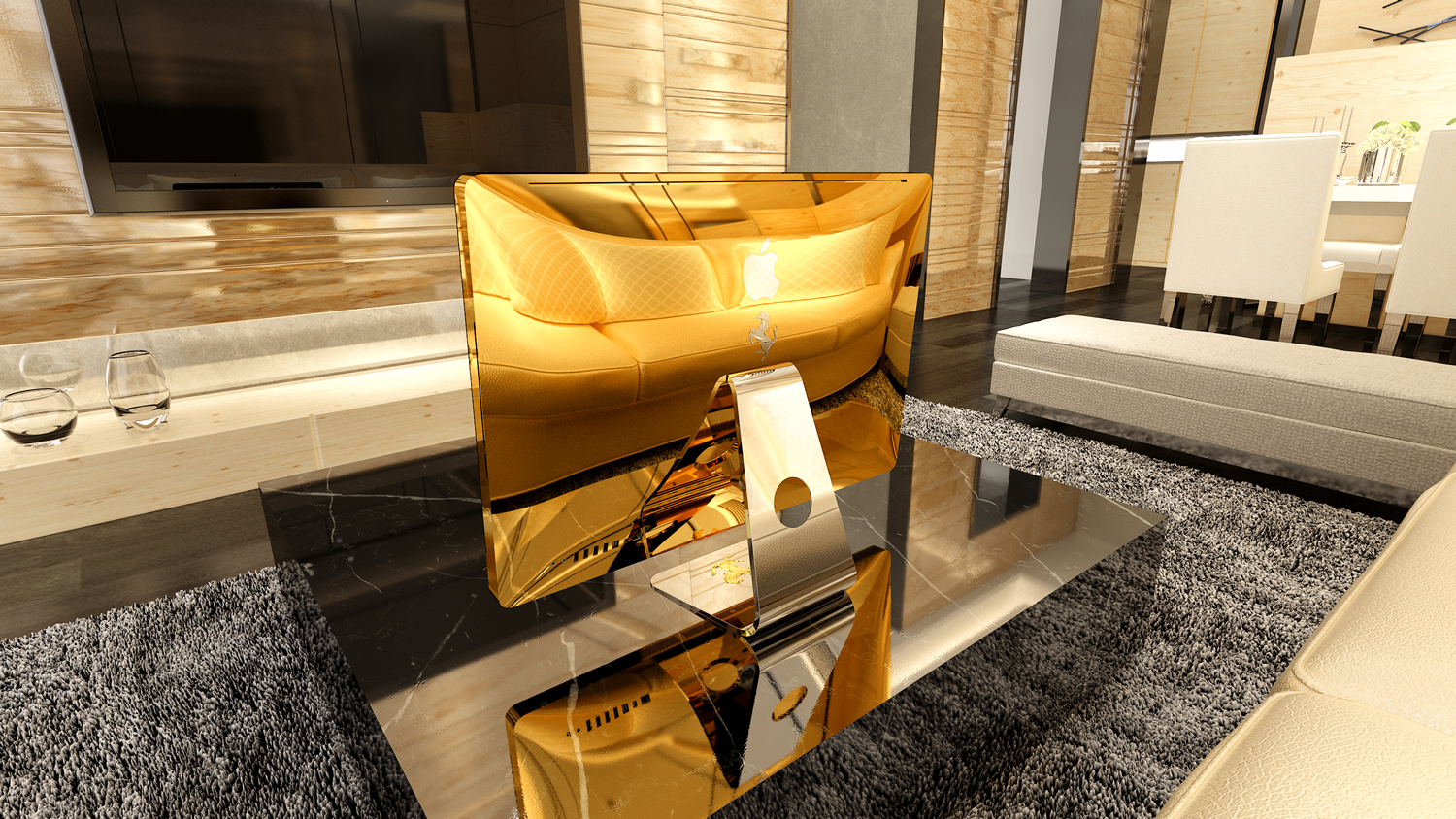 iMac Gold 24k золото 999 проба Украшение